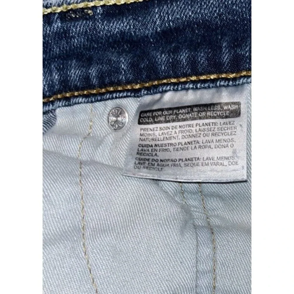 Levi's 36 x 32 Men's 513 Denim Relaxed Fit Straight Jeans - Blue